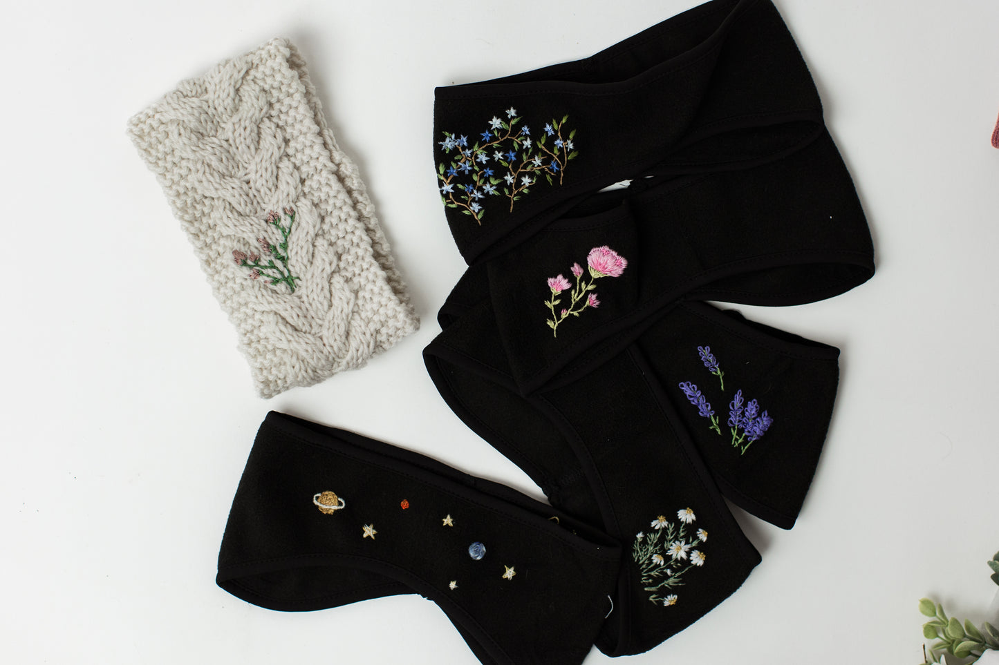 Hand Embroidered Headbands